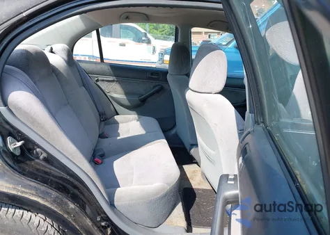 2001 Honda Civic Lx from USA, damaged, VIN 2HGES16521H558942